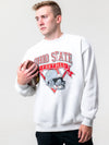 Ohio State - Vintage Crewneck Sweatshirt - Ash Grey