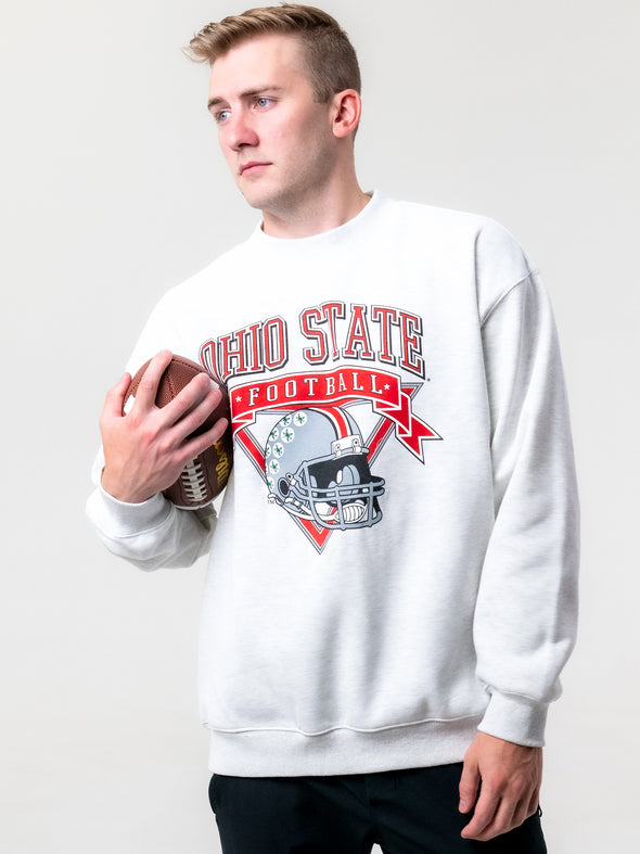 Ohio State - Vintage Crewneck Sweatshirt - Ash Grey