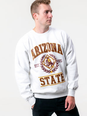 Arizona State University - Vintage Crewneck Sweatshirt - Ash Grey