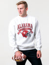 University of Alabama - Vintage Crewneck Sweatshirt - Ash Grey