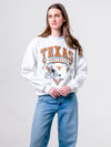 University of Texas - Vintage Football Crewneck Sweatshirt - Ash Grey