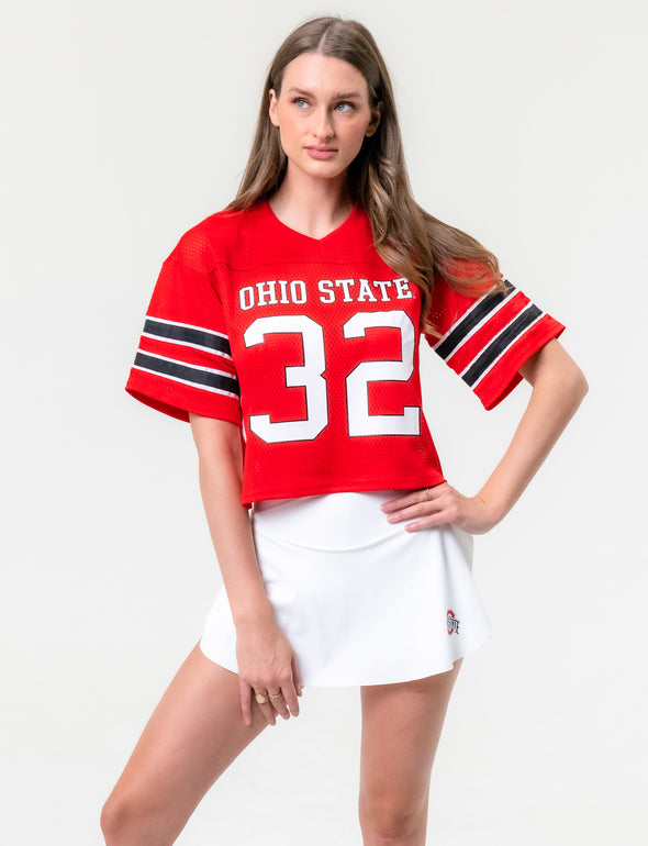 Ohio State - Mesh Fashion Football Jersey #32 Henderson - Red