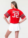 Ohio State - Mesh Fashion Football Jersey #32 Henderson - Red