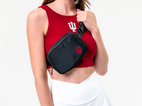 Indiana University - The Campus Rec Pack Belt Bag - Black