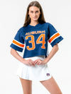 Auburn University - Mesh Fashion Football Jersey - Navy