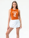 University of Texas - #2 Emma Halter The Player Tank - Burnt Orange