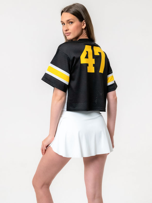 University of Iowa - Mesh Fashion Football Jersey - Black