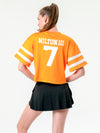 University of Tennessee - Mesh Fashion Football Jersey #7 Milton III - Orange
