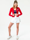 University of Arizona - Campus Rec Cropped Zip-Up Jacket - Red
