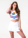 University of Kansas - Cheer Tank Top - White