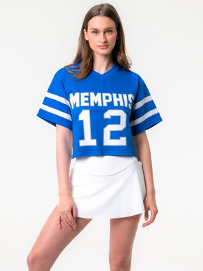 University of Memphis - Mesh Fashion Football Jersey - Blue