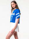 University of Memphis - Mesh Fashion Football Jersey - Blue