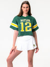 Baylor University - Blake Shapen #12 NIL Cropped Football Jersey - Green