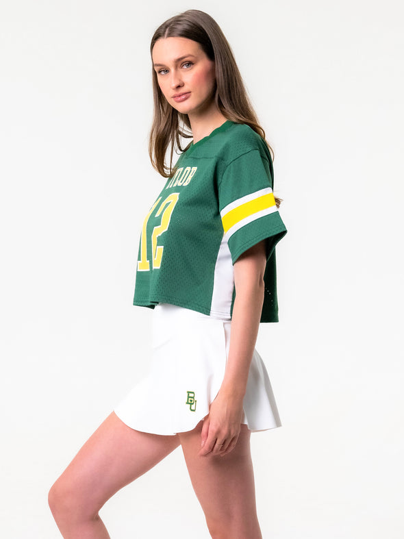 Baylor University - Blake Shapen #12 NIL Cropped Football Jersey - Green