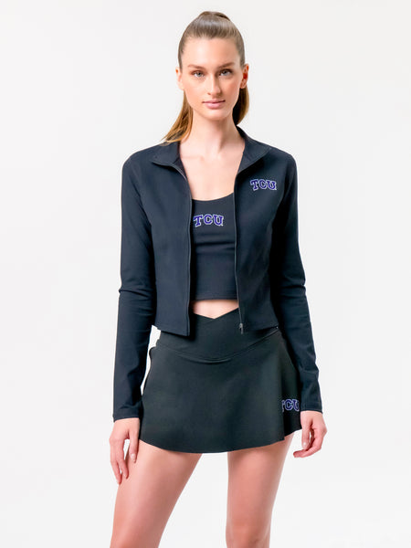 TCU - Campus Rec Zip-Up Jacket - Black