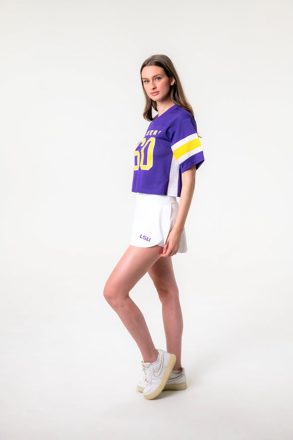 LSU - Mesh Fashion Football Jersey - Purple