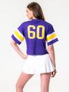 LSU - Mesh Fashion Football Jersey - Purple