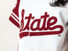 Mississippi State - Women's Cropped Baseball Jersey Crop Top - White