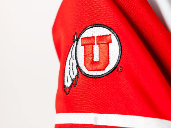 University of Utah - Women's Cropped Baseball Crop Top - White