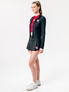 University of Utah - Campus Rec Cropped Zip-Up Jacket - Black