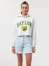 Baylor University - Campus Rec Cropped Hoodie - Ash Grey