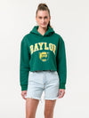 Baylor University - Campus Rec Cropped Hoodie - Green