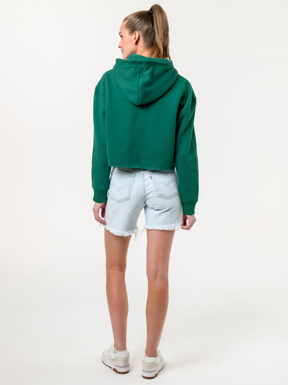 Baylor University - Campus Rec Cropped Hoodie - Green