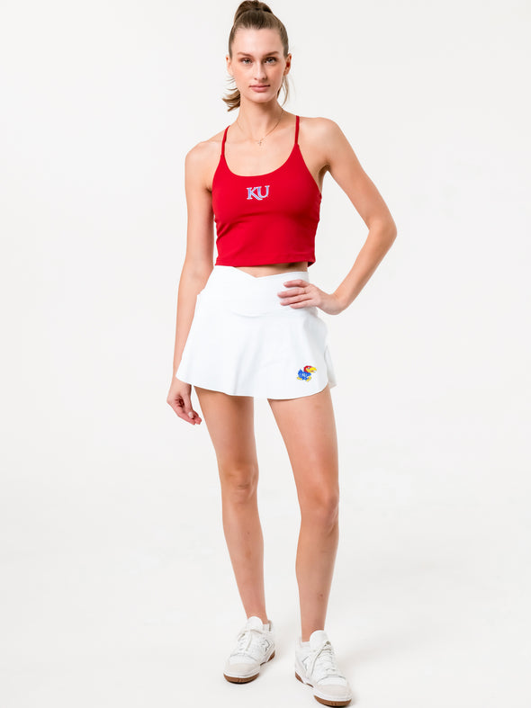 University of Kansas - The Campus Rec Tank Top - Red
