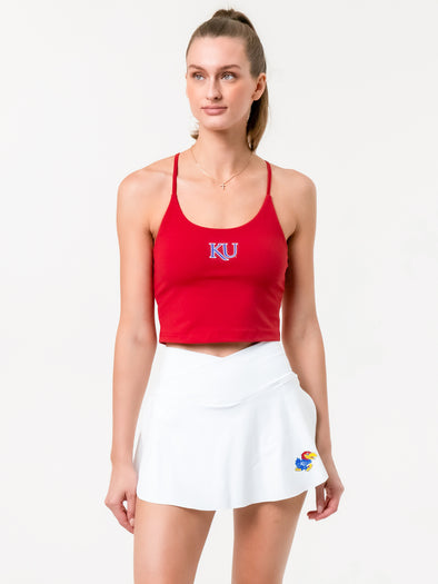 University of Kansas - The Campus Rec Tank Top - Red