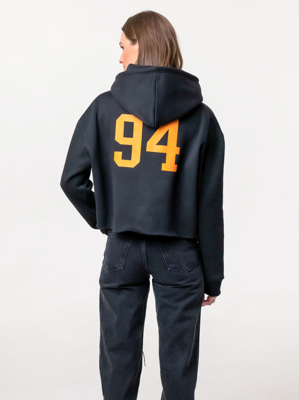 University of Tennessee - Campus Rec Cropped Hoodie - Black