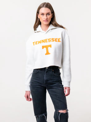 University of Tennessee - Campus Rec Cropped Hoodie - Ash Grey