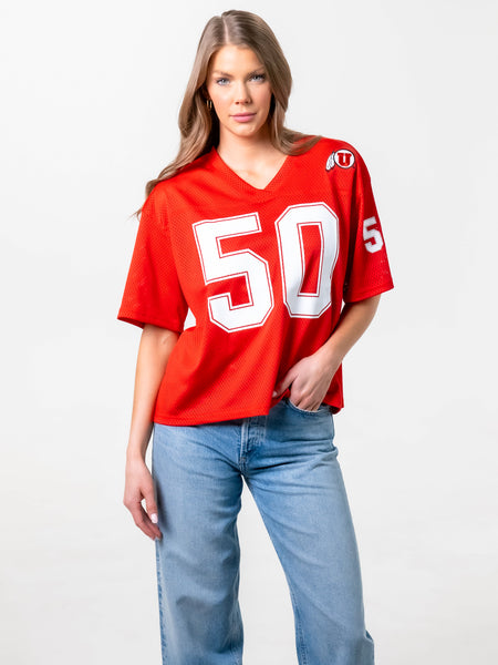 University of Utah - Boyfriend Jersey - Red