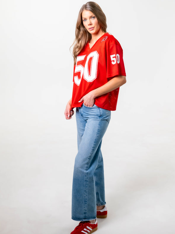 University of Utah - Boyfriend Jersey - Red