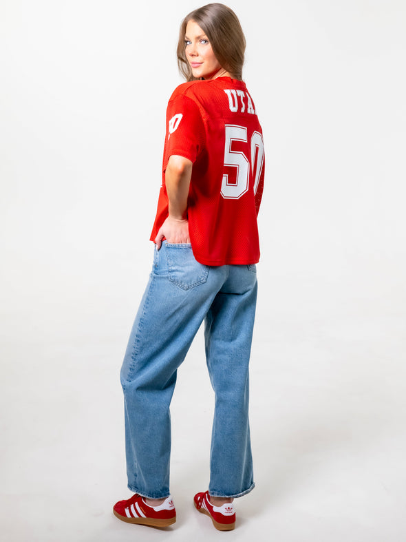 University of Utah - Boyfriend Jersey - Red