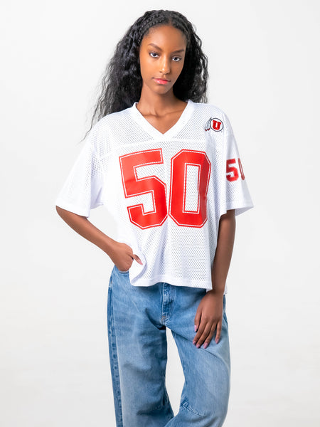 University of Utah - Boyfriend Jersey - White