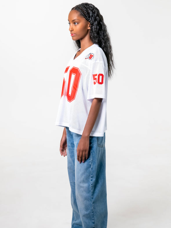 University of Utah - Boyfriend Jersey - White