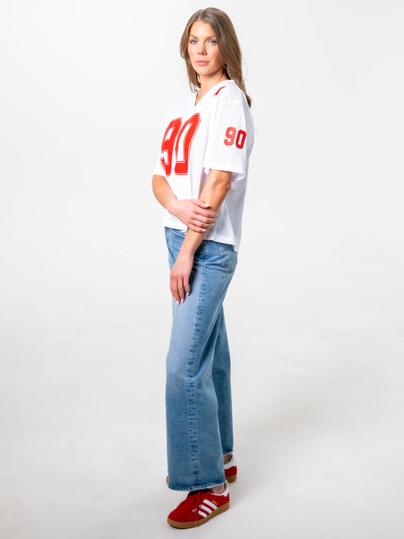University of Nebraska - Boyfriend Jersey - White