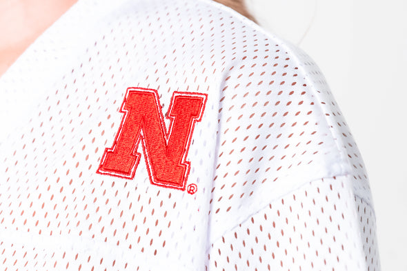 University of Nebraska - Boyfriend Jersey - White