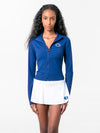 Penn State - Campus Rec Cropped Zip-Up Jacket - Navy