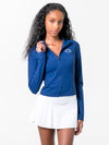 Penn State - Campus Rec Cropped Zip-Up Jacket - Navy