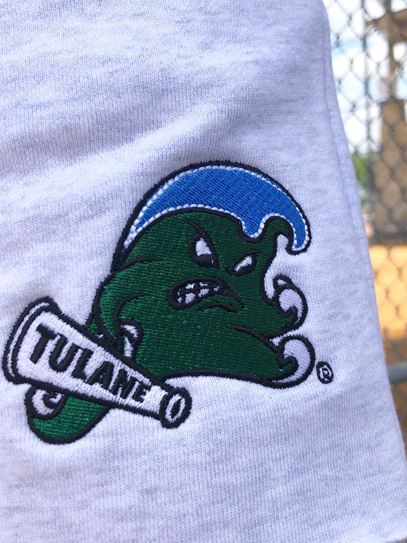 Tulane University - The Campus Rec Sweat Short - Ash Grey