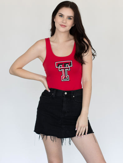 Texas Tech - Double T Tank Top - Red