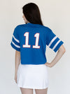SMU - Mesh Fashion Football Jersey - Blue