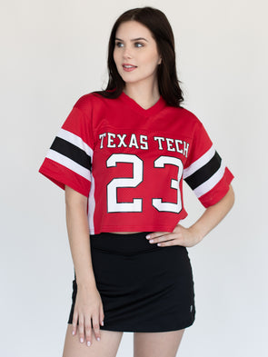 Texas Tech - Mesh Fashion Football Jersey - Red