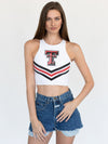 Texas Tech - Cheer Tank Top - White