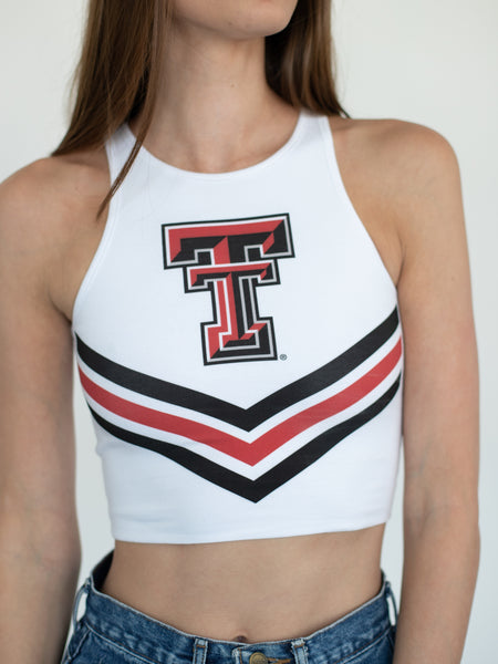 Texas Tech - Cheer Tank Top - White