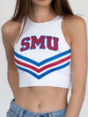 SMU - Cheer Tank Top - White