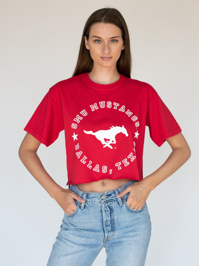 SMU - MVP Cropped T-shirt - Red