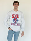 SMU - Vintage Crewneck Sweatshirt - Ash Grey