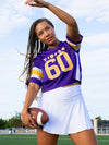 LSU - Mesh Fashion Football Jersey - Purple